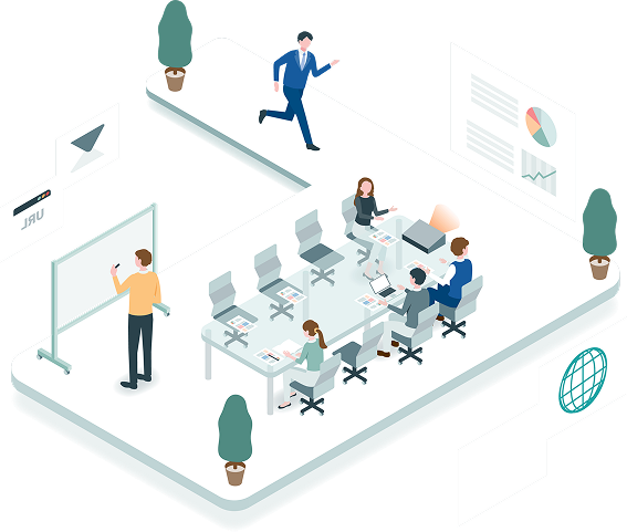 事務所内の様子